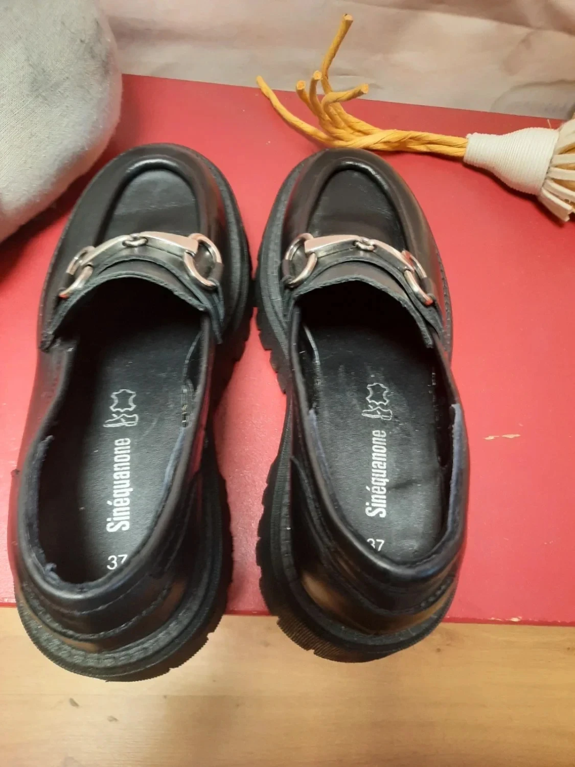 🙏 Leather shoes, women 37. Sinéquanone. – photo 6